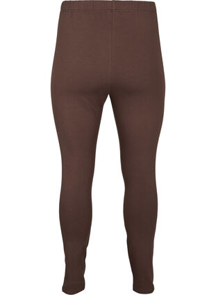 Zizzi Katoenen legging met voering, Chocolate Martini, Packshot image number 1