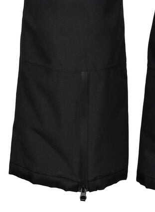 Zizzi Skibroek met zakken en verstelbare taille, Black, Packshot image number 3