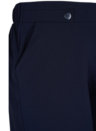 Zizzi Korte broek met zakken en losse pasvorm, Night Sky, Packshot image number 2