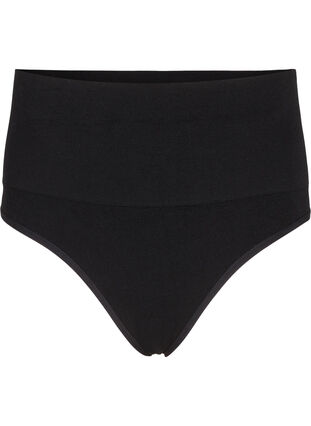 Zizzi Naadloze tanga met een normale taille, Black, Packshot image number 0