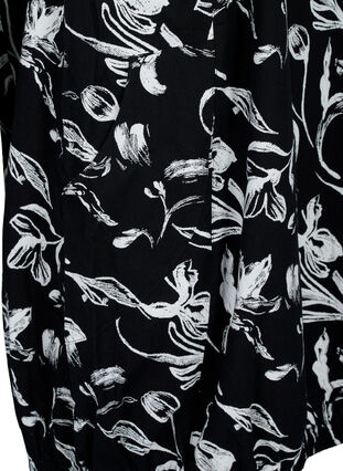 Zizzi Bedrukte katoenen jurk met korte mouw, , Packshot image number 3