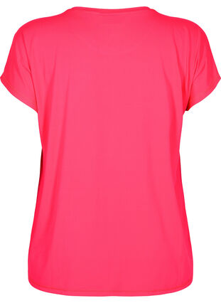 Zizzi Sport T-shirt met korte mouwen, Neon Diva Pink, Packshot image number 1