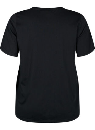 Zizzi FLASH - T-shirt met motief, Black Lips, Packshot image number 1