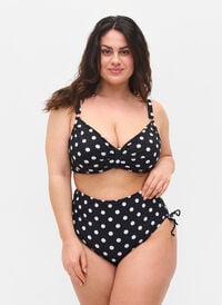 Bikinibroekje met print, Dotted Print, Model