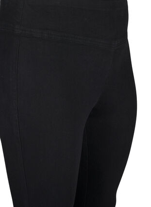 Zizzi Stretchy jeggings met hoge taille, Black, Packshot image number 2