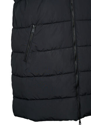 Zizzi Sportieve hoodie met zakken, Black, Packshot image number 3