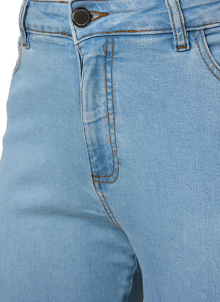 Zizzi Ellen bootcut jeans met hoge taille, Ex Lgt Blue, Packshot image number 2