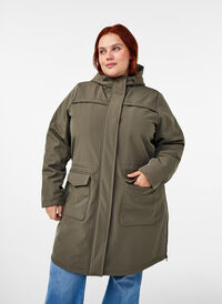 Waterafstotende softshell jas met gewatteerde voering, Tarmac, Model