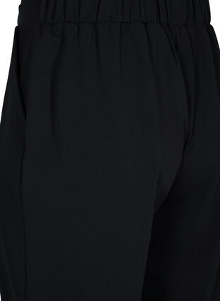 Zizzi 7/8 broek met losse pasvorm, Black, Packshot image number 3
