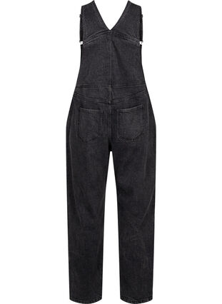 Zizzi Denim overalls, Dark Grey Denim, Packshot image number 1