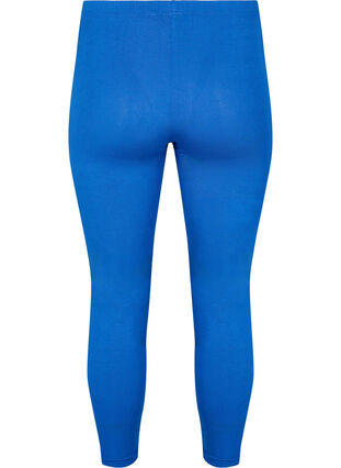 Zizzi Basic legging in viscose, Monaco Blue, Packshot image number 1