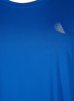 Zizzi Trainings T-shirt met korte mouwen, Princess Blue, Packshot image number 2