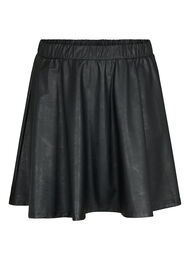 Rok van imitatieleer met losse pasvorm, Black