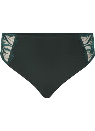 Zizzi Tai slip met borduursel en normale taille, Scarab, Packshot image number 0