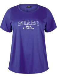 FLASH - T-shirt met motief, Royal Blue Miami