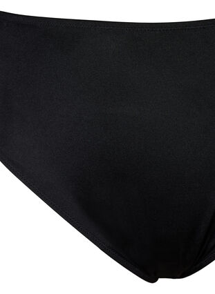 Zizzi Effen bikinibroekje met normale taille, Black, Packshot image number 2