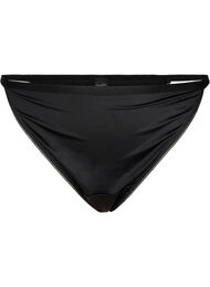 Mircovezel G-string met elastische tailleband, Black