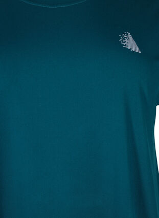 Zizzi Trainings T-shirt met korte mouwen, Deep Teal, Packshot image number 2