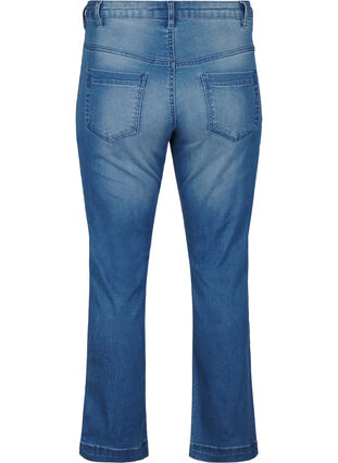 Zizzi Slim fit Emily jeans met normale taille, Light blue, Packshot image number 1