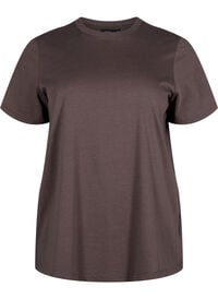 Basic katoenen T-shirt met ronde hals