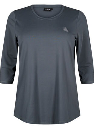 Zizzi Training blouse met 3/4 mouwen, Urban Chic, Packshot image number 0