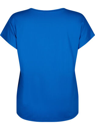 Zizzi Trainings T-shirt met korte mouwen, Princess Blue, Packshot image number 1