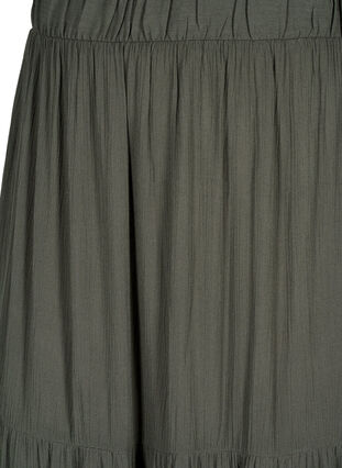 Zizzi Lange rok met elastiek in de taille, Thyme, Packshot image number 2