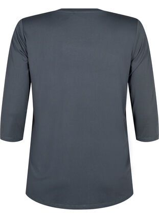 Zizzi Training blouse met 3/4 mouwen, Urban Chic, Packshot image number 1