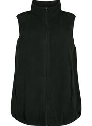 Fleece vest met zakken, Black