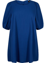 Korte jurk met strik op de rug, Estate Blue