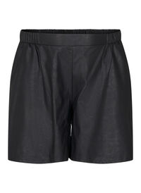 Losse imitatieleer shorts