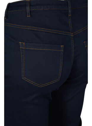 Zizzi Slim fit Emily jeans met normale taille, Unwashed, Packshot image number 3