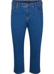 Geknipte Vera jeans met rechte pasvorm, Blue Denim