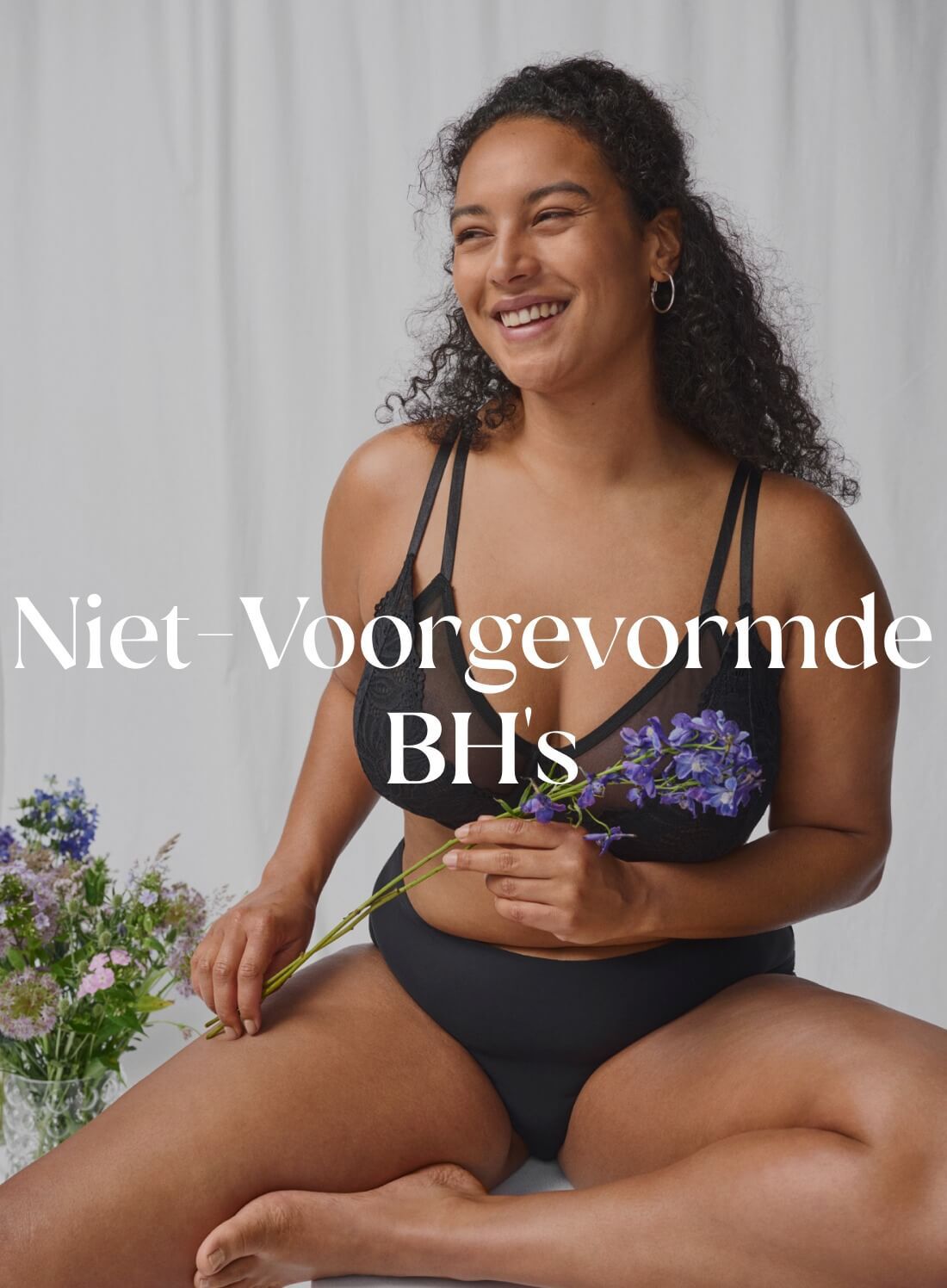 Niet-Voorgevormde BH's in grote maten voor dames - Maat 85E-115H - Zizzi