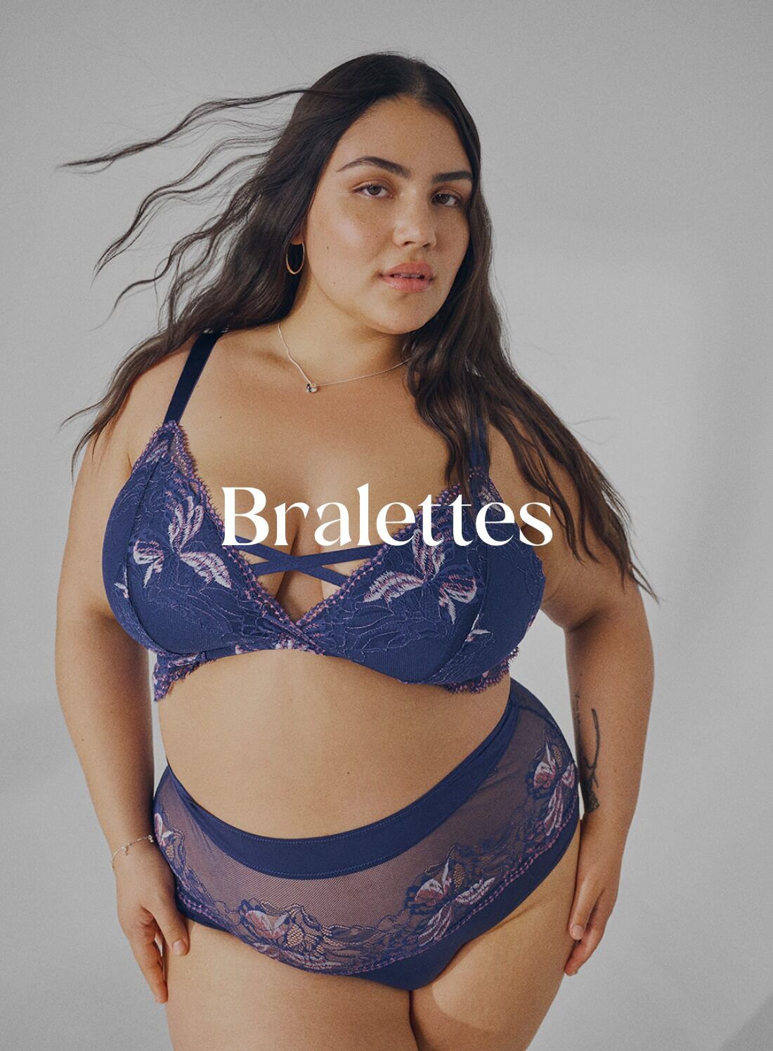 Bralettes in grote maten voor dames - Maat 85E-115H - Zizzi